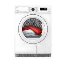 AEG TXH508A2R 
Tumble dryer. 5000 Series, heat Pump technology. Refresh, Denim, Sports, mixed. 8kg c