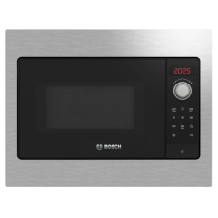 Bosch BFL523MS3B 20 Litres Built In Microwave Oven - Stainless Steel