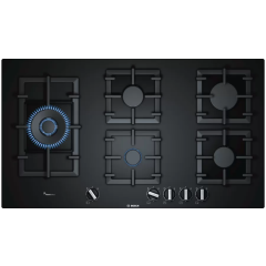 Bosch PPS9A6B90 Series 6 90cm Tempered Glass Gas Hob