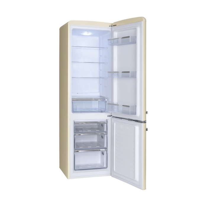 Amica FKR29653C 55cm 60/40 Manual Fridge Freezer - Cream