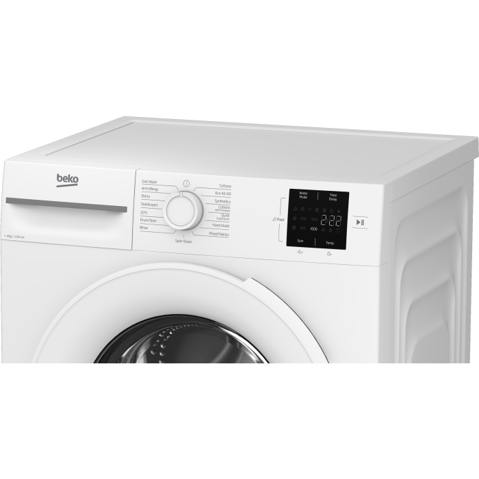 Beko BMN3WT3821W  8kg 1200 Spin RecycledTub Washing Machine - White