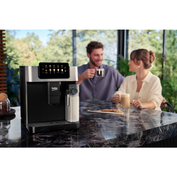 Beko CEG7304X Bean to Cup Fully Automatic Espresso Machine with Integrated Milk Jug - Silver