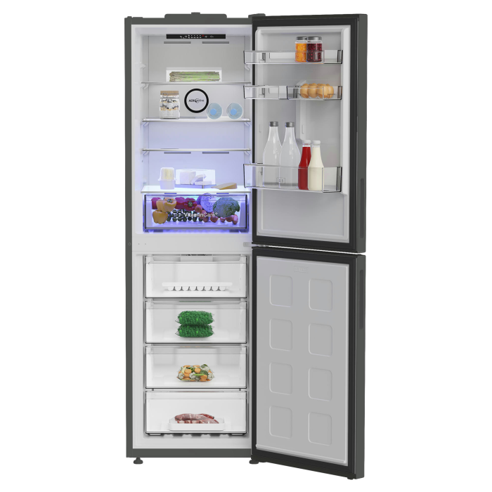 Blomberg VitaminCare+ KND24692VG  59.7cm 50/50 Total No Frost AeroActive  Fridge Freezer - Graphite