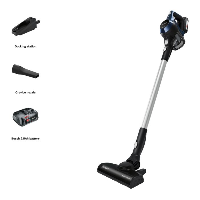 Bosch BBS611GBKIT BBS611GB Cordless Vacuum Cleaner - 30 Minute Run Time - Black PLUS Battery