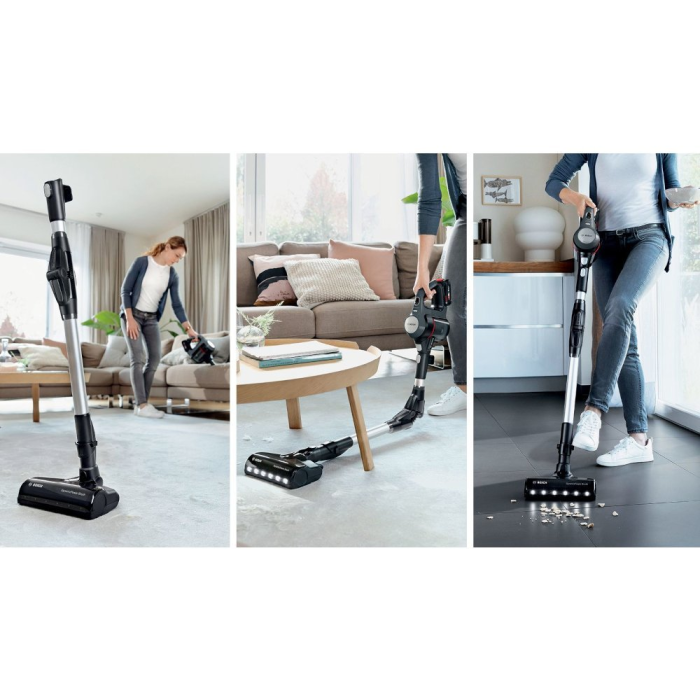 Bosch BCS71HYGGB Cordless Vacuum Cleaner 60 Minutes Run Time - White/Aqua