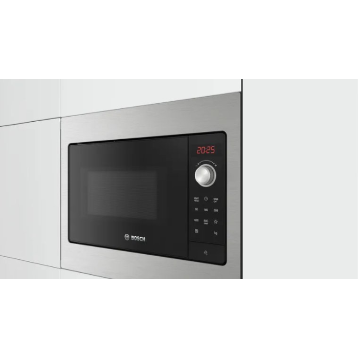Bosch BFL523MS3B 20 Litres Built In Microwave Oven - Stainless Steel