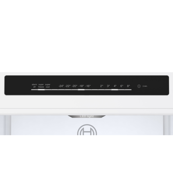 Bosch KGN362LDFG 60cm 70/30 Frost Free Fridge Freezer - Inox-look