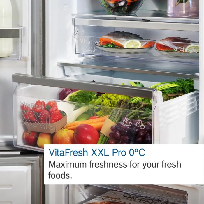 Bosch KGN392LBFG 60cm 70/30  Fridge Freezer - Stainless Steel