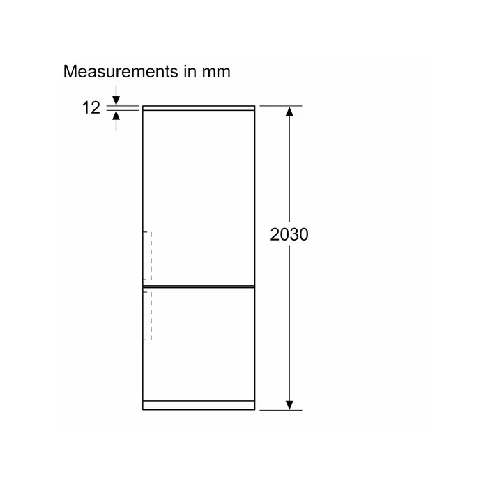 Bosch KGN39OCAFG 60cm 70/30 No Frost Fridge Freezer
