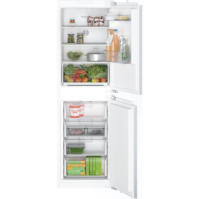 Bosch KIN85NFE0G 54.1cm 50/50 Built In No Frost Fridge Freezer