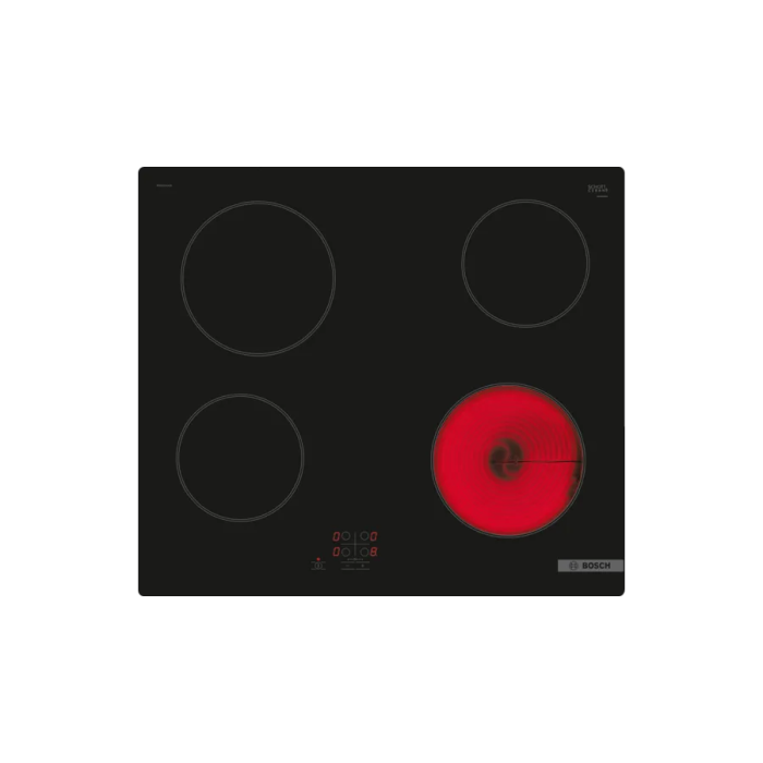 Bosch PKE61RAA8B 59.2cm Black Ceramic Hob
