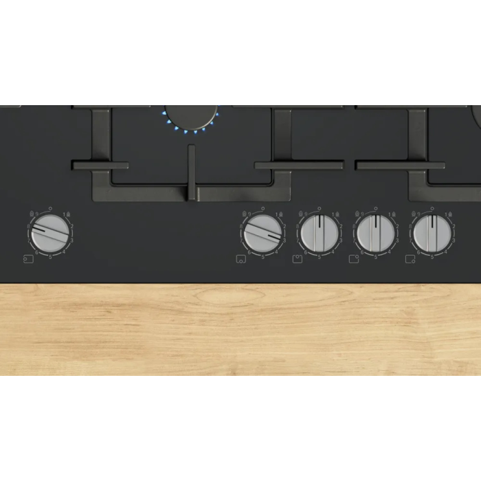 Bosch PPM9A6I40 90cm Built-In Black Gas Hob