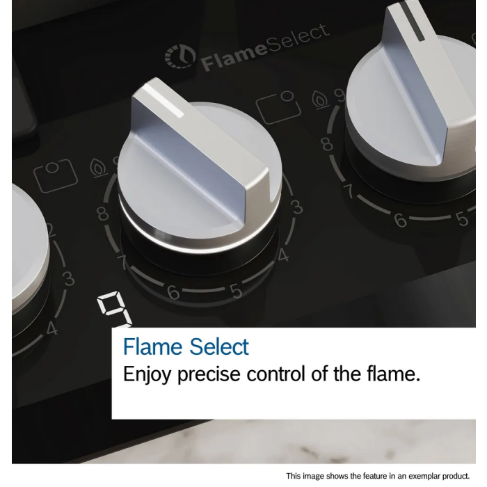 Bosch PPM9A6I40 90cm Built-In Black Gas Hob