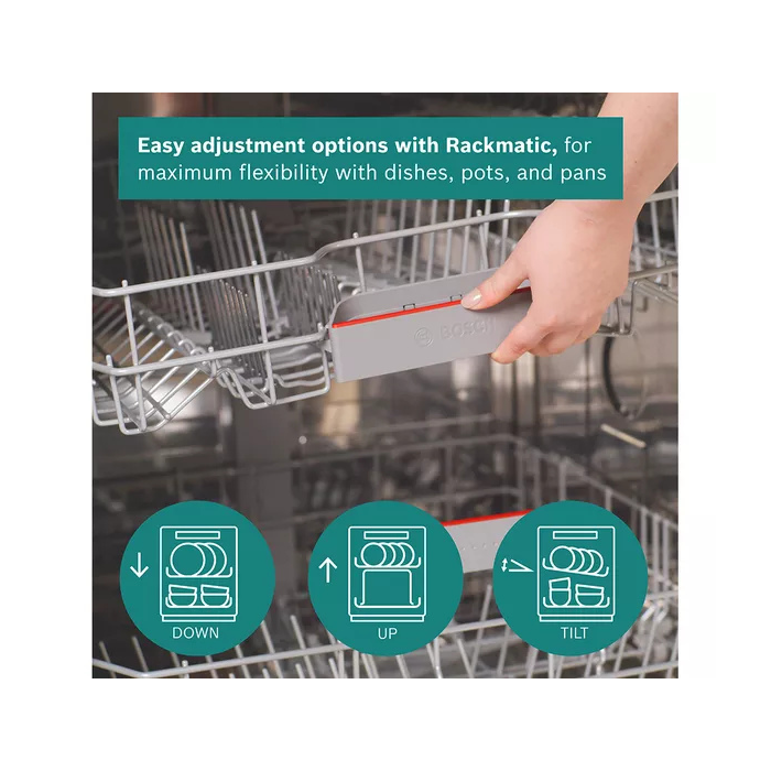 Bosch SMD6YCX01G WiFi Dishwasher 14 Place Settings