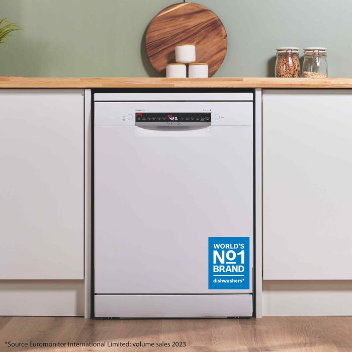 Bosch SMS4EKW06G Dishwasher - White - 13 Place Settings