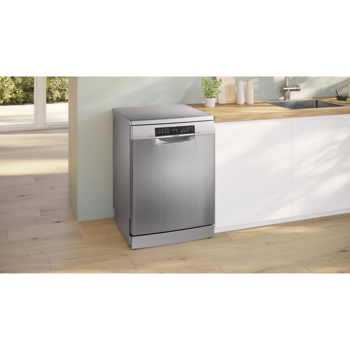 Bosch SMS6TCI02G WiFi Dishwasher Brushed Steel 14 Sets