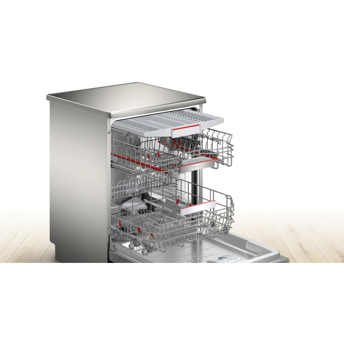 Bosch SMS6TCI02G WiFi Dishwasher Brushed Steel 14 Sets