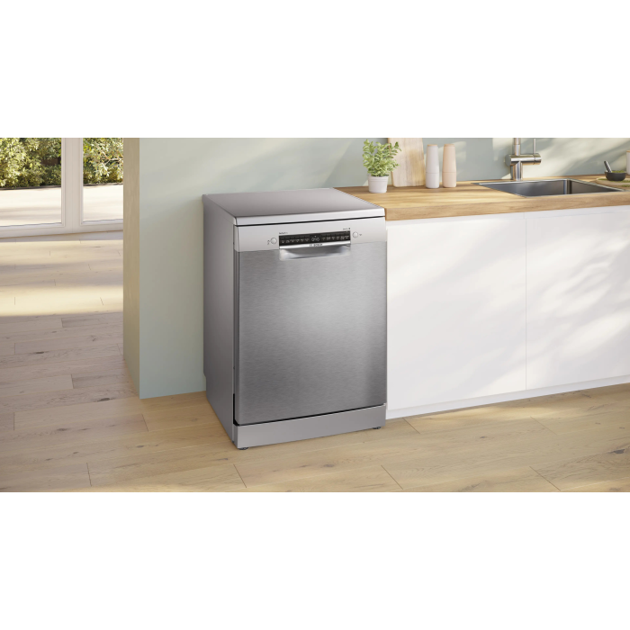 Bosch SMS6ZCI10G Silver Dishwasher with WiFi 14 Settings