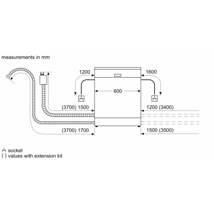 Bosch SMV4ECX23G Fully Integrated WiFi Dishwasher