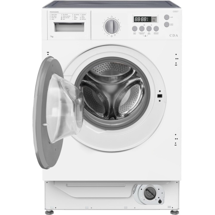 CDA CI327 Integrated Washing Machine, 7kg Capacity