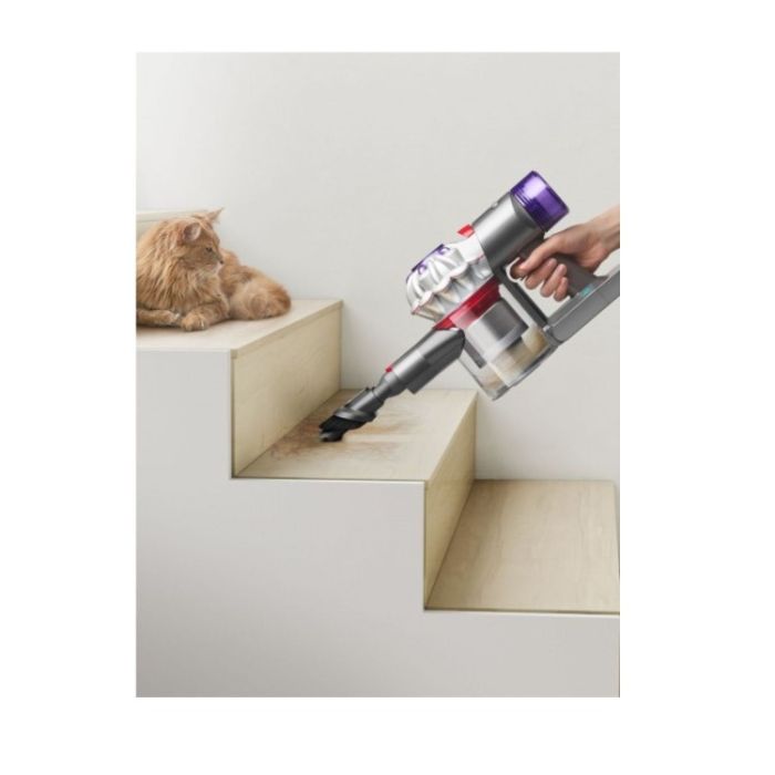 Dyson V8ABS-2023 Cordless Stick Vacuum Cleaner - 40 Minutes Run Time - Silver/Yellow