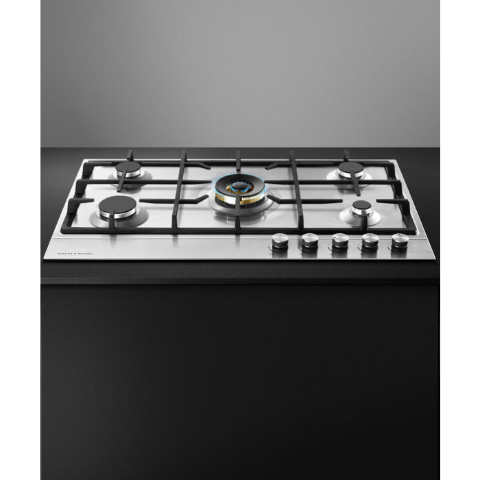 Fisher & Paykel 90cm Gas Hob in Stainless Steel Finish