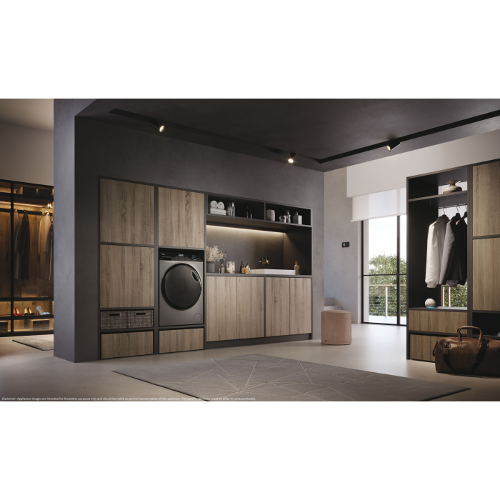 Haier HW100B14959S8U1 10kg 1400 Spin Washer Graphite