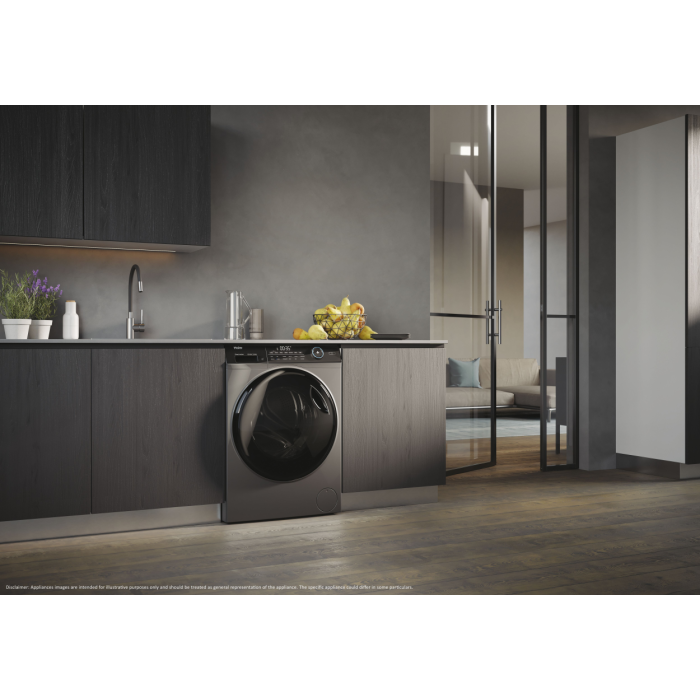 Haier HW100B14959S8U1 10kg 1400 Spin Washer Graphite