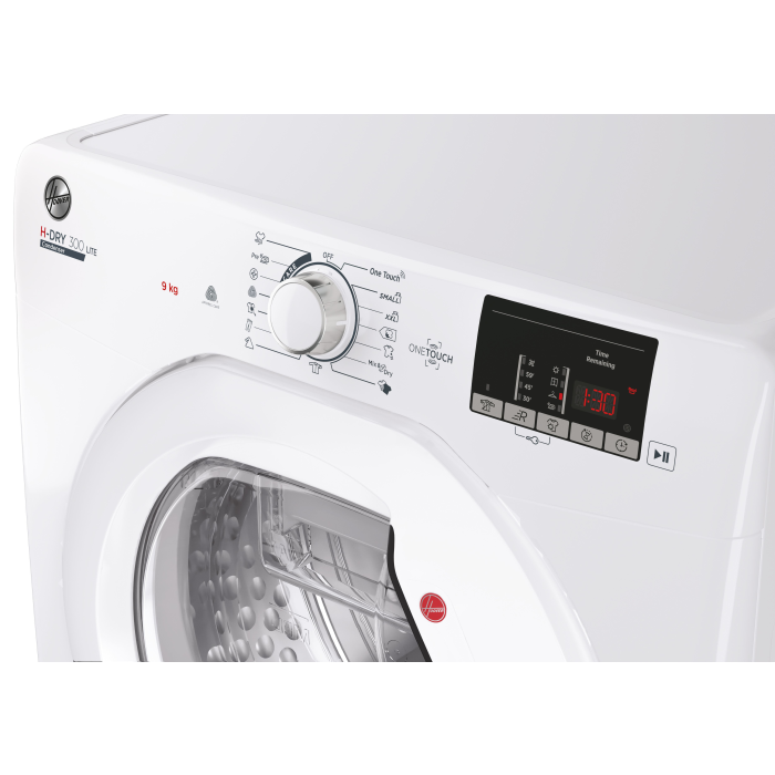 Hoover HLE C9DE-80 9kg Condenser Tumble Dryer White