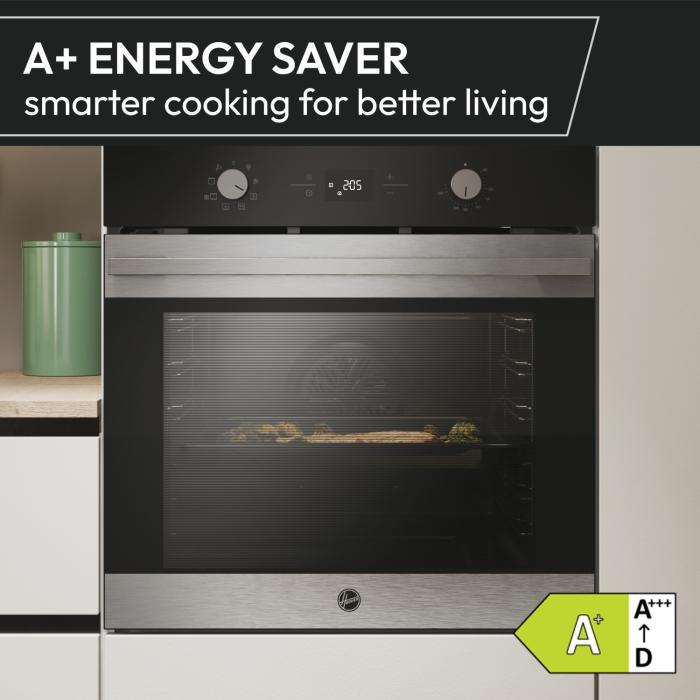 Hoover HO6 H3T1CTX Built-In Oven 78L Stainless Steel