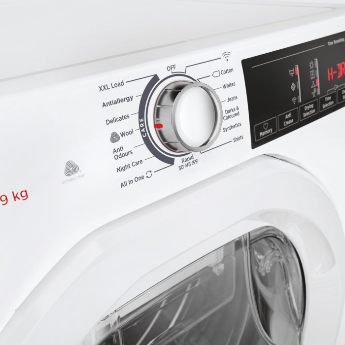 Hoover HRE C9TE-80 9kg Condenser Tumble Dryer White