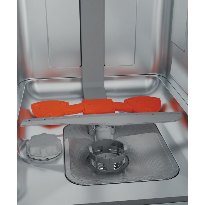Hotpoint HSIO3T223WCEUKN integrated Slim Dishwasher in Silver - 10 Place Settings