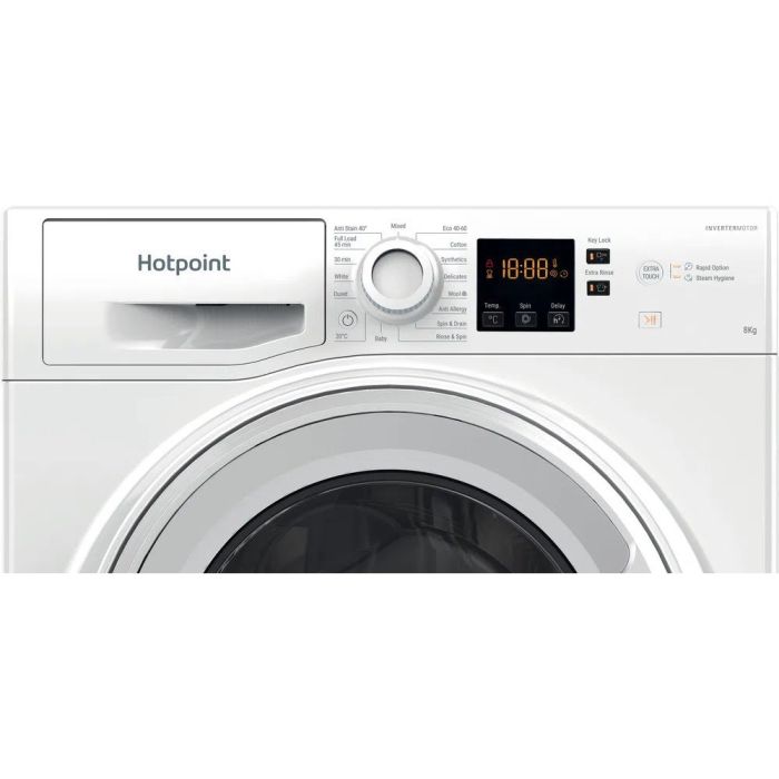 Hotpoint NSWM864CWUKN 8kg 1600 Spin Washing Machine - White