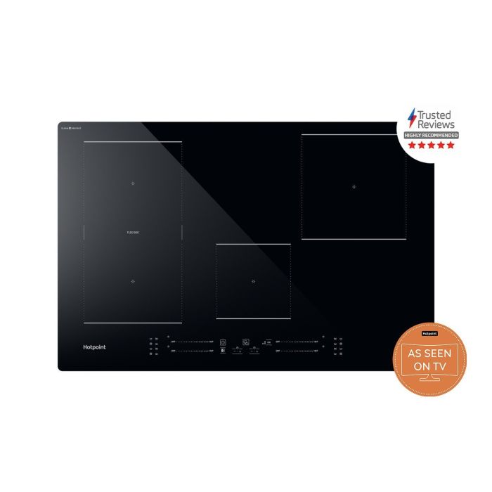 Hotpoint TS6477CCPNE 77cm CleanProtect Induction Hob - Black