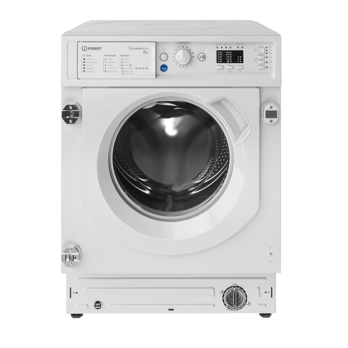 Indesit BI WMIL 81485 U BIWMIL81485UK 8kg 1400 Spin Built In Washing Machine