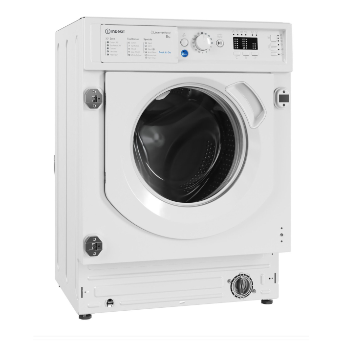 Indesit BI WMIL 81485 U BIWMIL81485UK 8kg 1400 Spin Built In Washing Machine