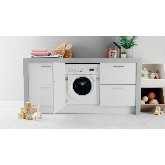 Indesit BI WMIL 81485 U BIWMIL81485UK 8kg 1400 Spin Built In Washing Machine