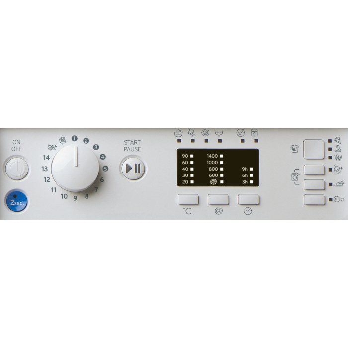 Indesit BI WMIL 81485 U BIWMIL81485UK 8kg 1400 Spin Built In Washing Machine