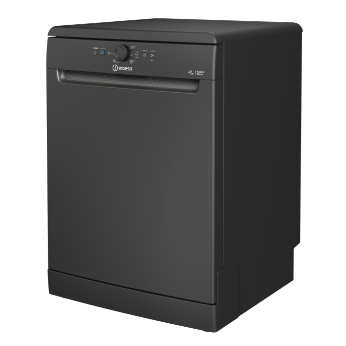 Indesit D2F HK26 B UK D2FHK26BUK 60cm Dishwasher - Black - 14 Place Setting