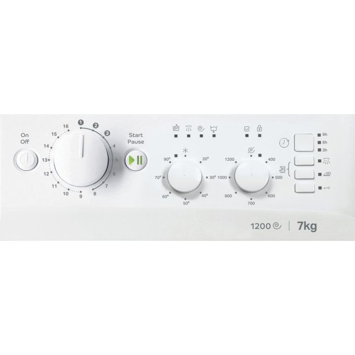 Indesit MTWC71252WUK 7kg 1200 Spin Washing Machine - White