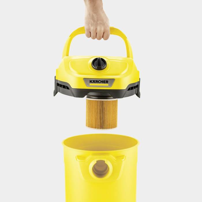 Karcher WD2PLUS Wet & Dry Vacuum Cleaner - Yellow