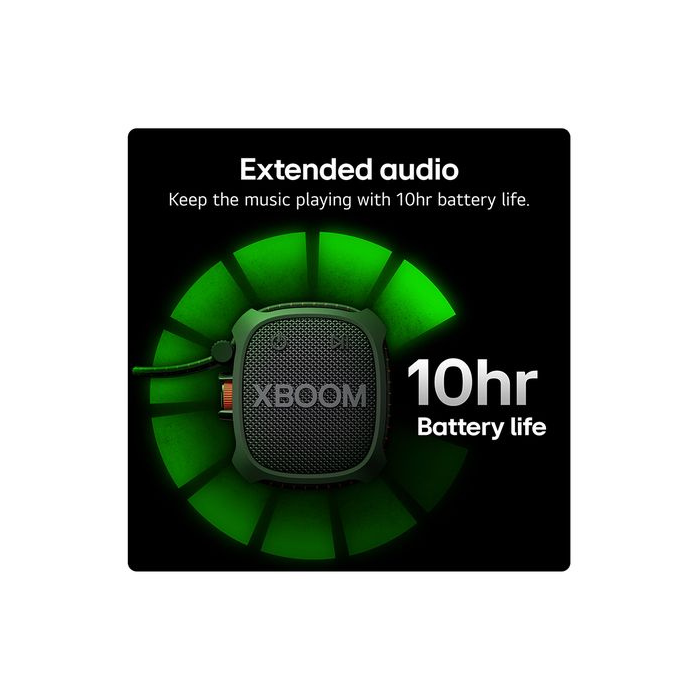 LG Go XG2 Portable Bluetooth Speaker Black