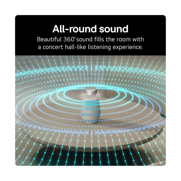LG XO2TBE.CEUSLLK Xboom 360 Bluetooth Speaker Beige