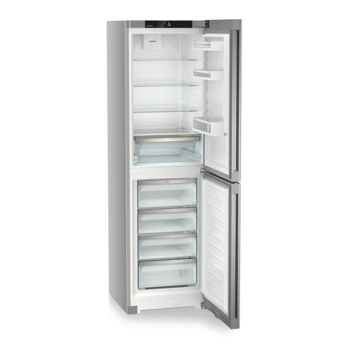 Liebherr CNsfd5704 59.7cm Frost Free Fridge Freezer - Silver