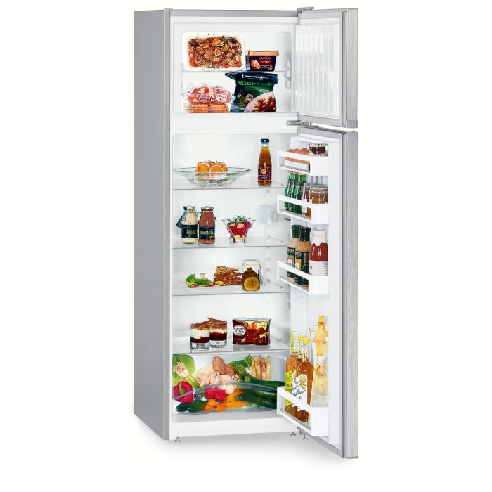 Liebherr CTELE2931 55cm 80/20 Manual Fridge Freezer - Silver