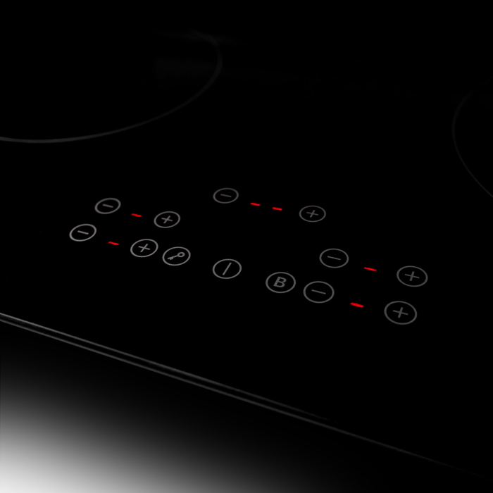 Montpellier MINH59-13A 59cm Induction Hob - Black Glass