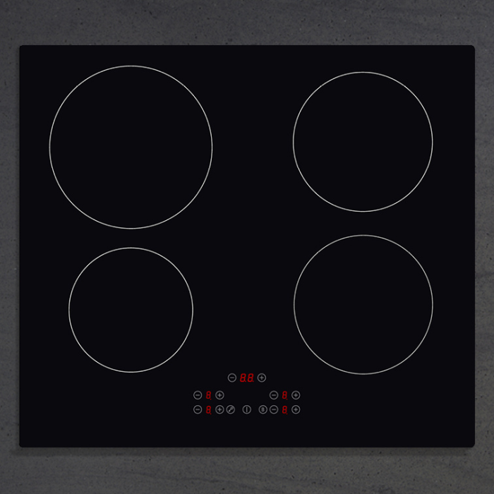 Montpellier MINH59-13A 59cm Induction Hob - Black Glass