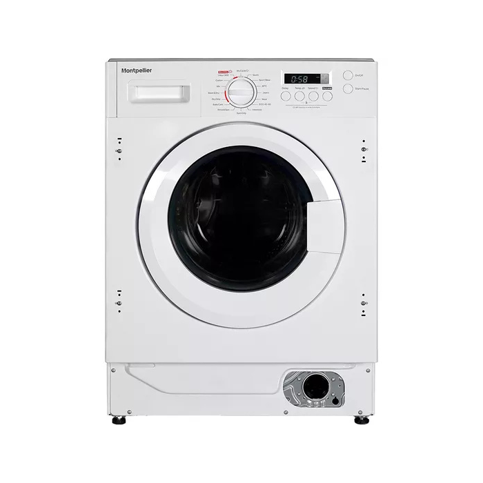 Montpellier MIWD8614 8kg/6kg 1400 Spin Washer Dryer White