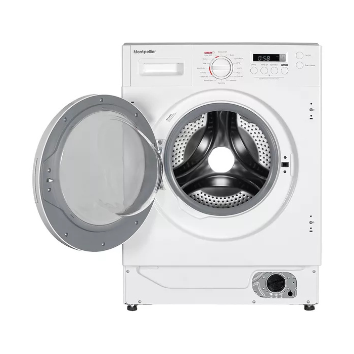 Montpellier MIWD8614 8kg/6kg 1400 Spin Washer Dryer White