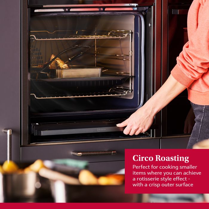 Neff B3ACE4AG3B 59.4cm Built In Electric Single Oven - Graphite Grey